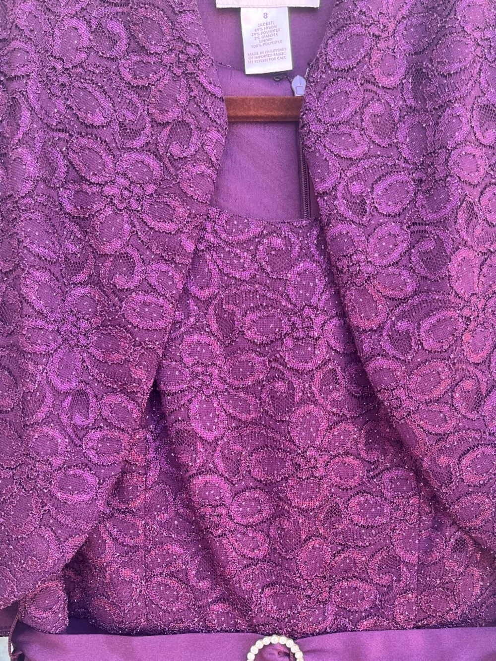 Draper's and Damon's Sparkling Two Piece Dress Set Size 8 NWT - Picture 6 of 14
